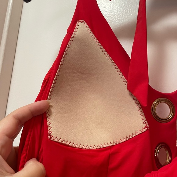 Amoressa MagicSuit One Piece Grommet Swimsuit - Picture 6 of 15